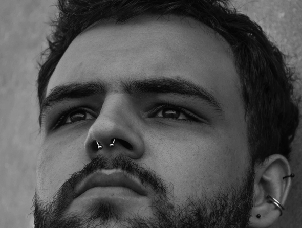 Guy with Septum Piercing